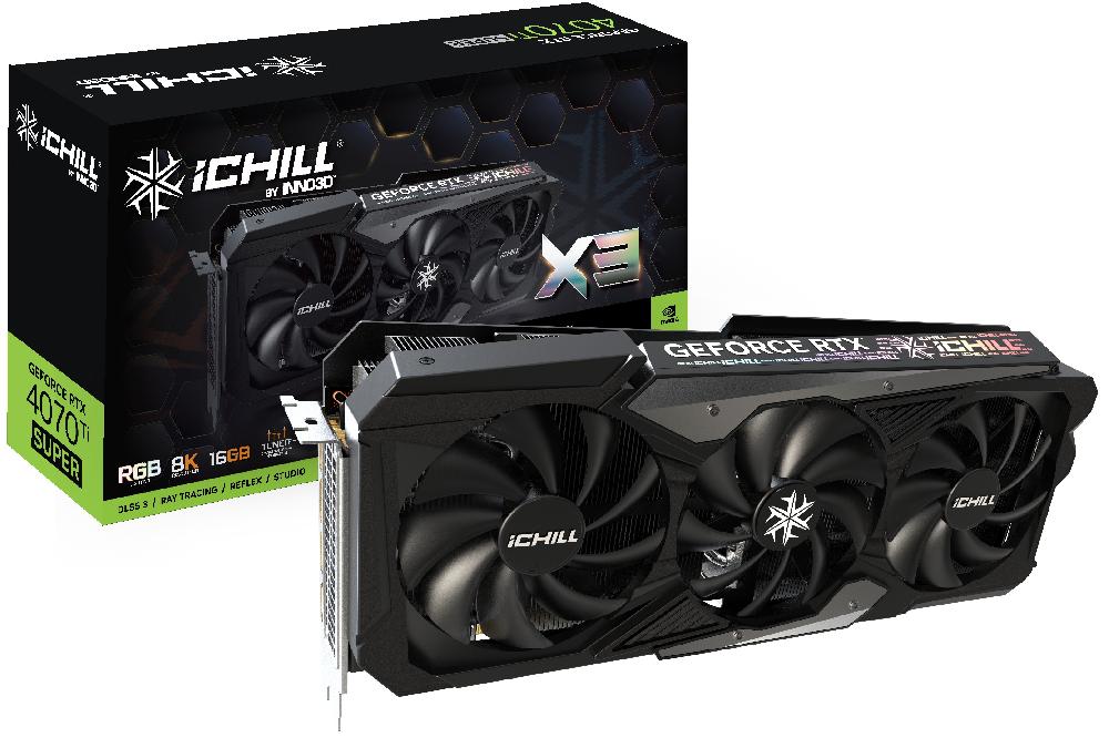 Inno3D iChill GEFORCE RTX 4070 Ti SUPER X3 NVIDIA 16 GB GDDR6X I Più Venduti