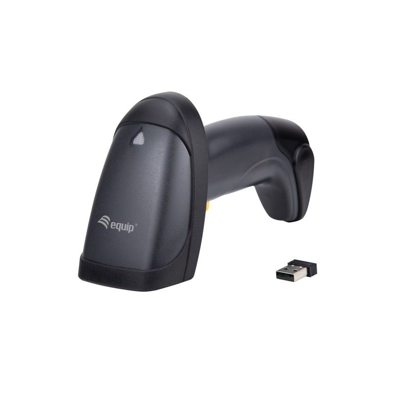 Equip 351023 Lettore di codici a barre portatile 1D LED Nero Offerta per la Festa della Mamma