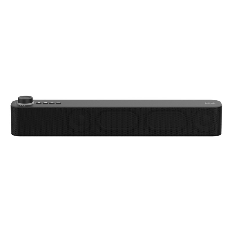 Atlantis Land P003-C0820-B altoparlante soundbar Nero 2.0 canali 20 W Sconti VIP