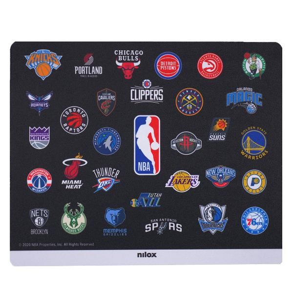 Nilox MOUSE PAD NBA BLACK TEAMS Nero Offerta