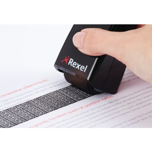 Rexel Rullo di protezione dati - Nero Offerta Pasqua