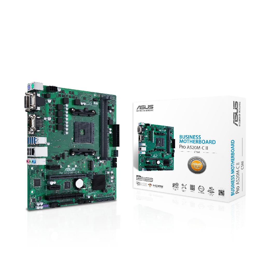 ASUS PRO A520M-C II/CSM AMD A520 Socket AM4 micro ATX Limitato a 3 giorni