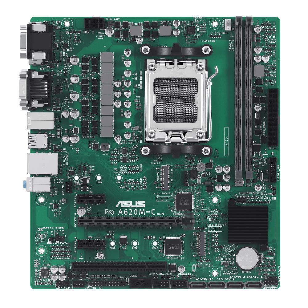 ASUS PRO A620M-C-CSM AMD A620 Presa di corrente AM5 micro ATX Promozione