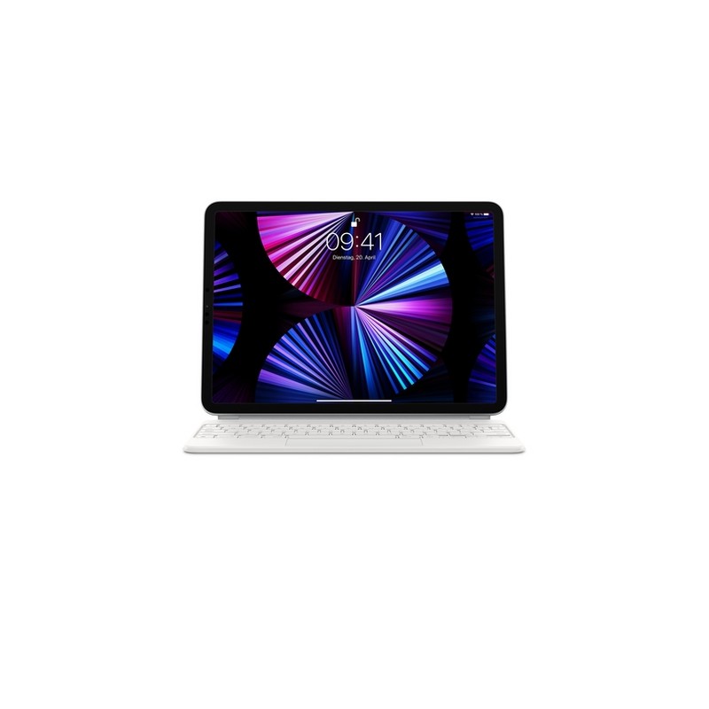 APPLE MAGIC KEYBOARD FOR IPAD PRO 11-INCH (3RD GEN) AND IPAD AIR (4TH GEN) - GERMAN - WHITE - (MIN. 10PZ) Saldi Di Fabbrica