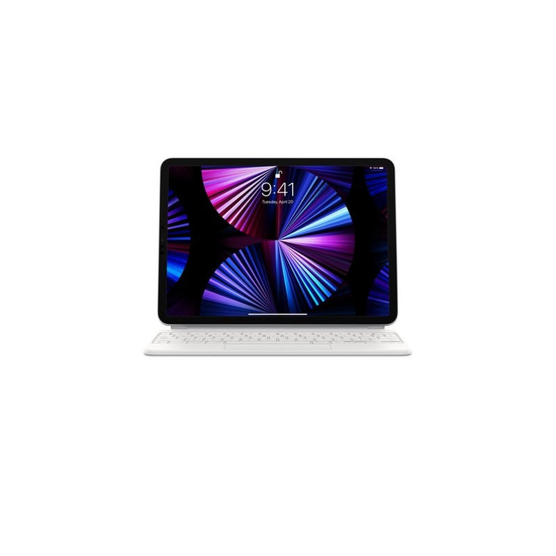 APPLE MAGIC KEYBOARD FOR IPAD PRO 11-INCH (3RD GEN) AND IPAD AIR (4TH GEN) - SWISS - WHITE - (MIN. 10PZ) In Saldo