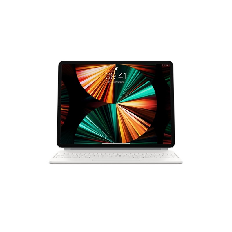 APPLE MAGIC KEYBOARD FOR IPAD PRO 12.9-INCH (5TH GEN) - RUSSIAN - WHITE - (MIN. 5PZ) Promozione Limitata