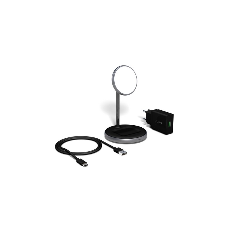 EPICO EPICO 2IN1 MAGNETIC WIRELESS CHARGER - space gray 2025