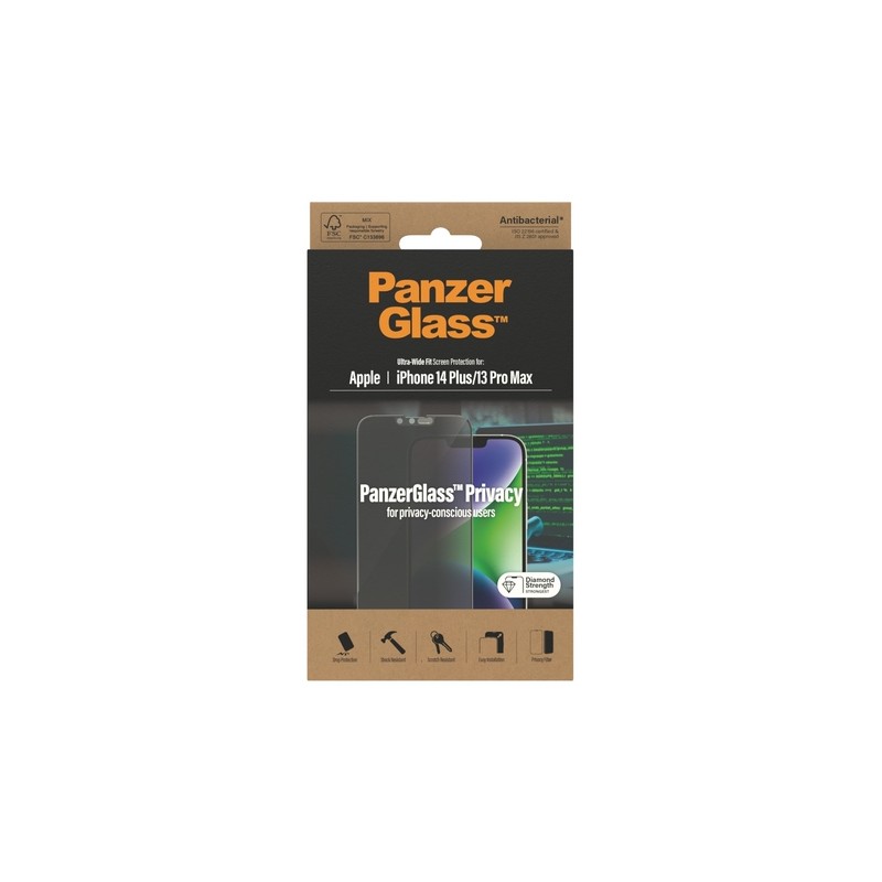 PanzerGlass PanzerGlass Apple iPhone 14 Plus/13 Pro Max UWF Privacy AB Offerta San Valentino