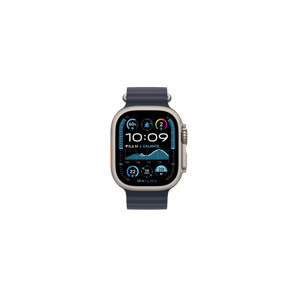 APPLE Apple Watch Ultra 2 GPS + Cellular 49mm Natural Titanium Case with Navy Ocean Band Shopping online