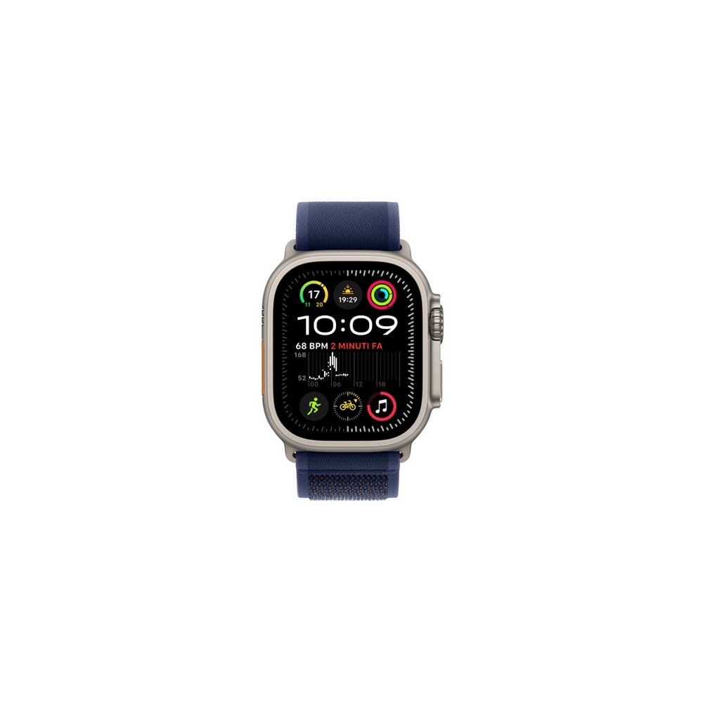 APPLE Apple Watch Ultra 2 GPS + Cellular 49mm Natural Titanium Case with Blue Trail Loop - S/M Cyber Monday