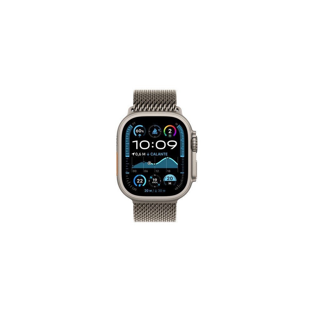 APPLE Apple Watch Ultra 2 GPS + Cellular 49mm Natural Titanium Case with Natural Titanium Milanese Loop - M Latest fashion