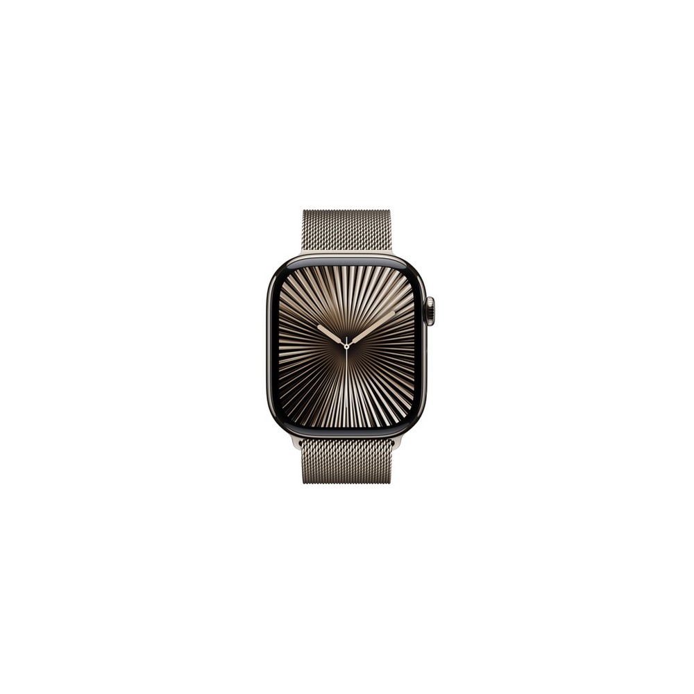 APPLE Apple Watch Series 10 GPS + Cellular 46mm Natural Titanium Case with Natural Milanese Loop - S/M Lightning offer