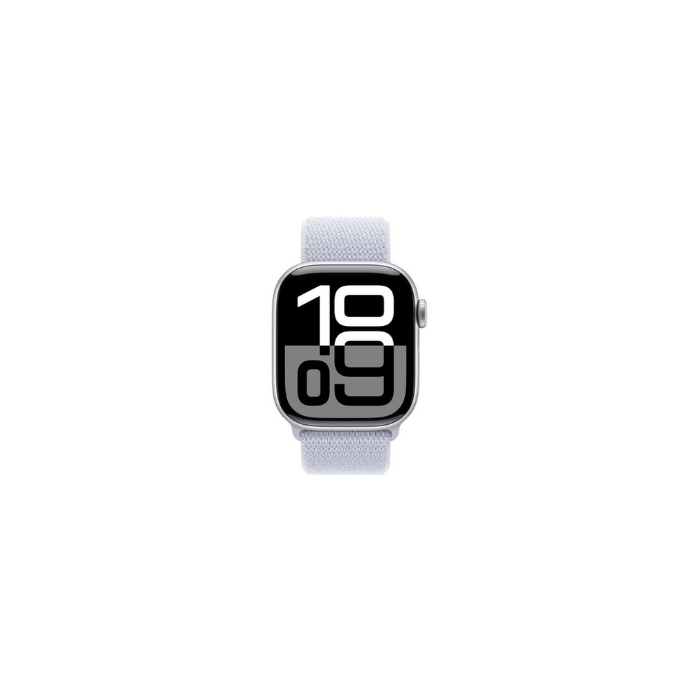 APPLE Apple Watch Series 10 GPS 42mm Silver Aluminium Case with Blue Cloud Sport Loop Liquidazione