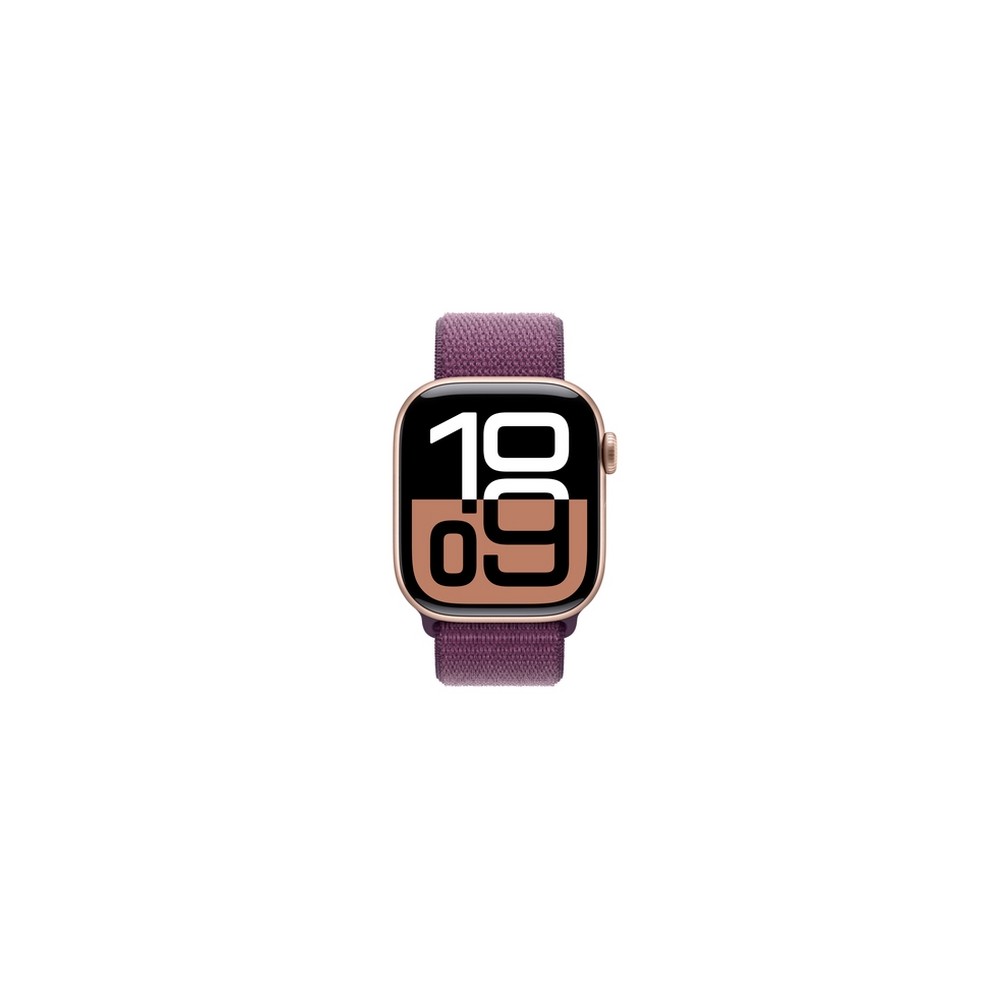 APPLE Apple Watch Series 10 GPS 42mm Rose Gold Aluminium Case with Plum Sport Loop Prezzo basso