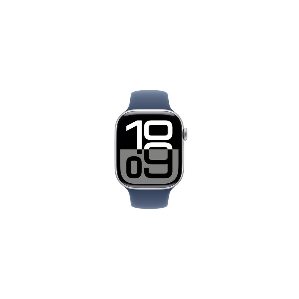 APPLE Apple Watch Series 10 GPS 46mm Silver Aluminium Case with Denim Sport Band - M/L Offerta settimanale