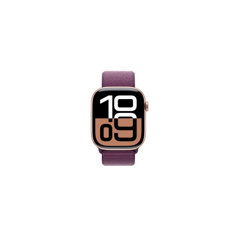 APPLE Apple Watch Series 10 GPS 46mm Rose Gold Aluminium Case with Plum Sport Loop Ultimo giorno