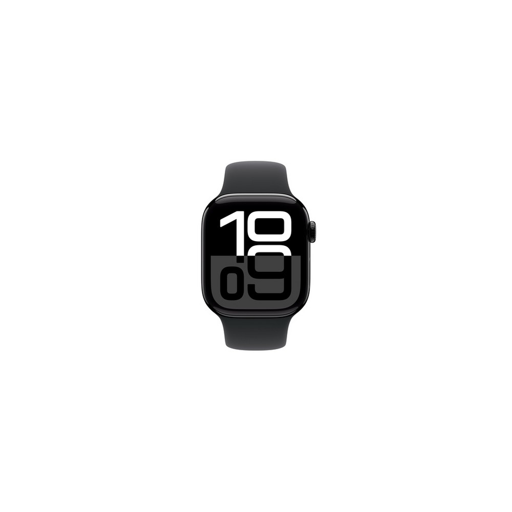 APPLE Apple Watch Series 10 GPS + Cellular 42mm Jet Black Aluminium Case with Black Sport Band - M/L Only for today