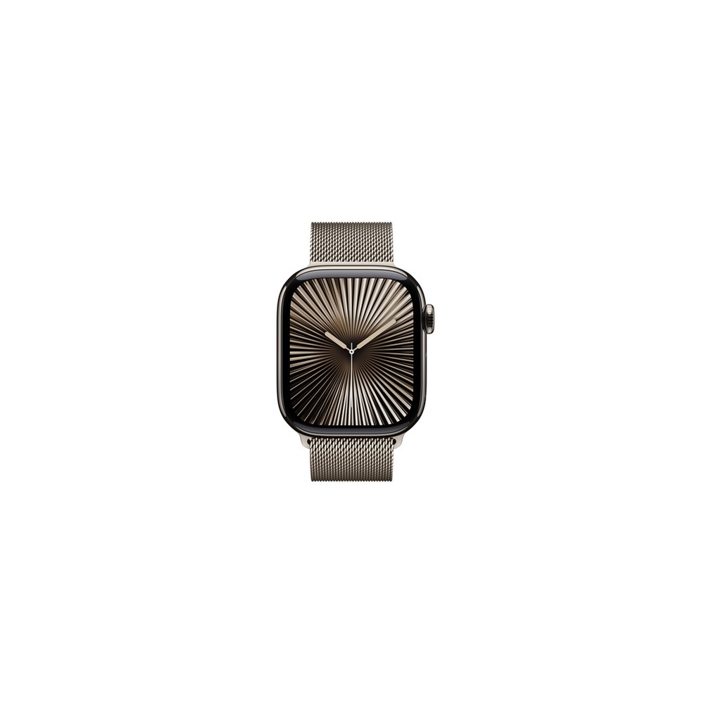 APPLE Apple Watch Series 10 GPS + Cellular 42mm Natural Titanium Case with Natural Milanese Loop Enormi sconti
