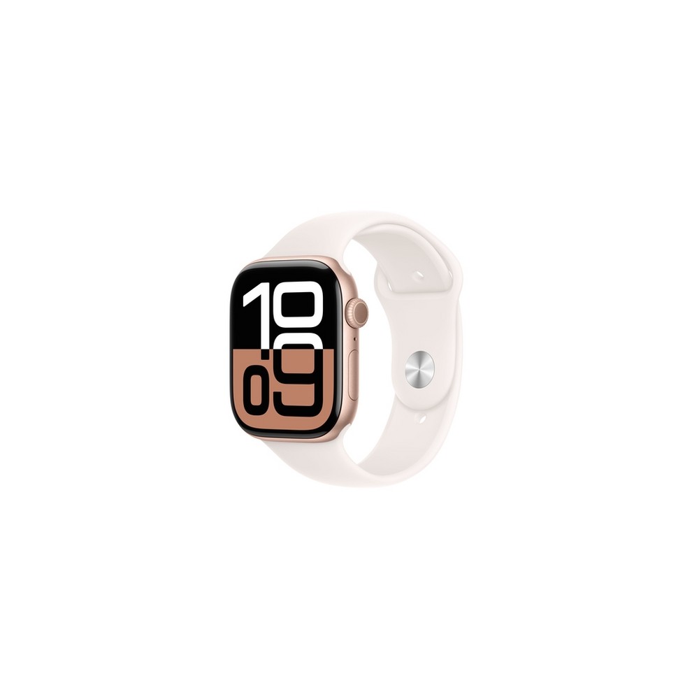 APPLE Apple Watch Series 10 GPS + Cellular 46mm Rose Gold Aluminium Case with Light Blush Sport Band - M/L Sconti questo mese