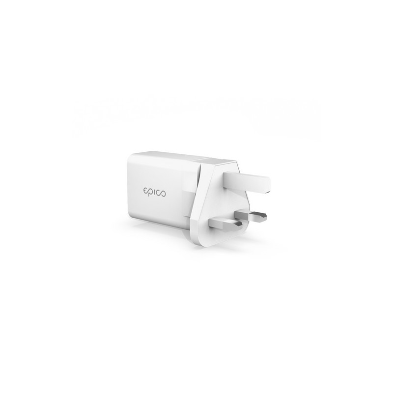 EPICO EPICO 20W PD CHARGER WITH CHANGEABLE PLUG (EU UK) - white Presa