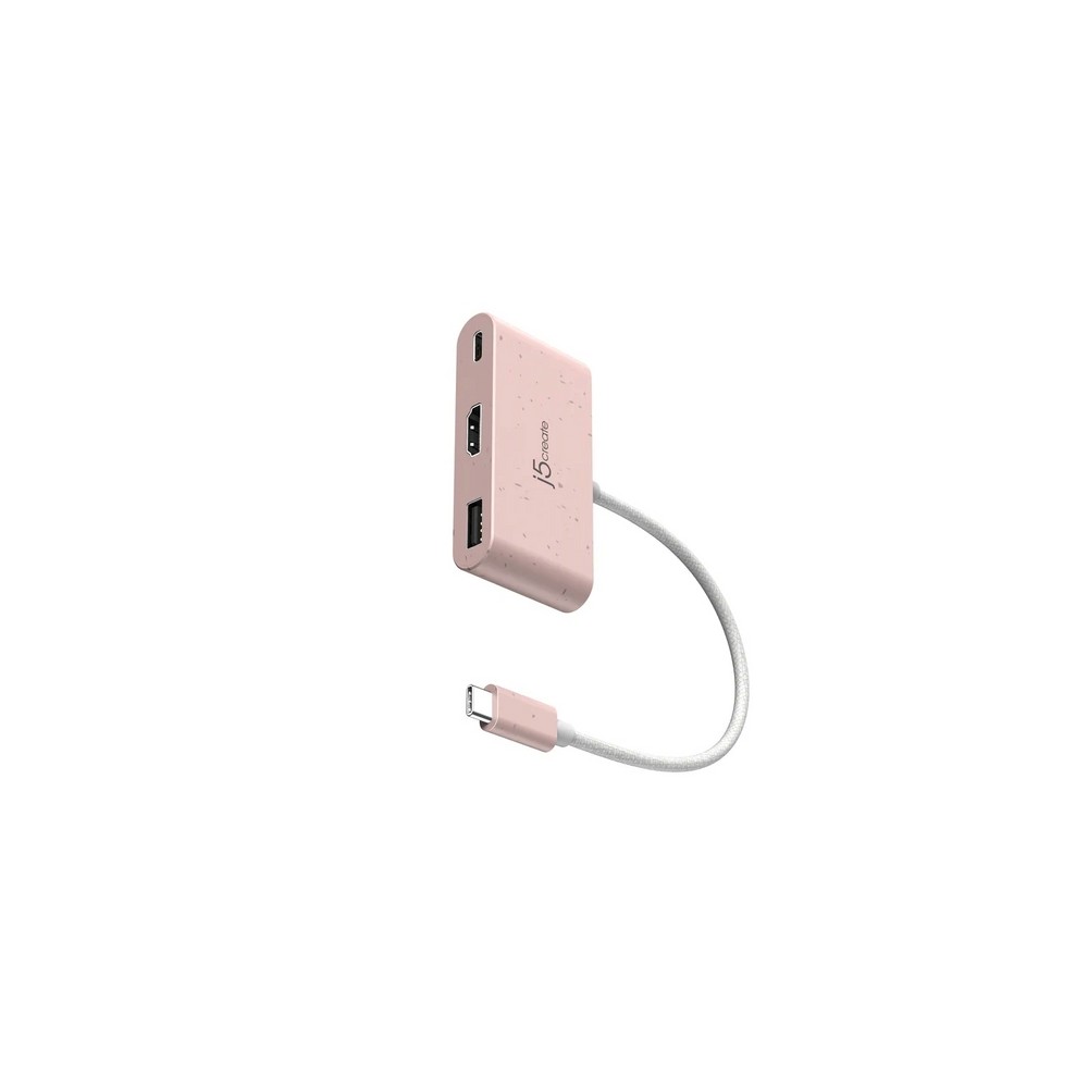 j5create Eco-Friendly USB-C to HDMI & USB Type-A with Power Delivery Vendita calda