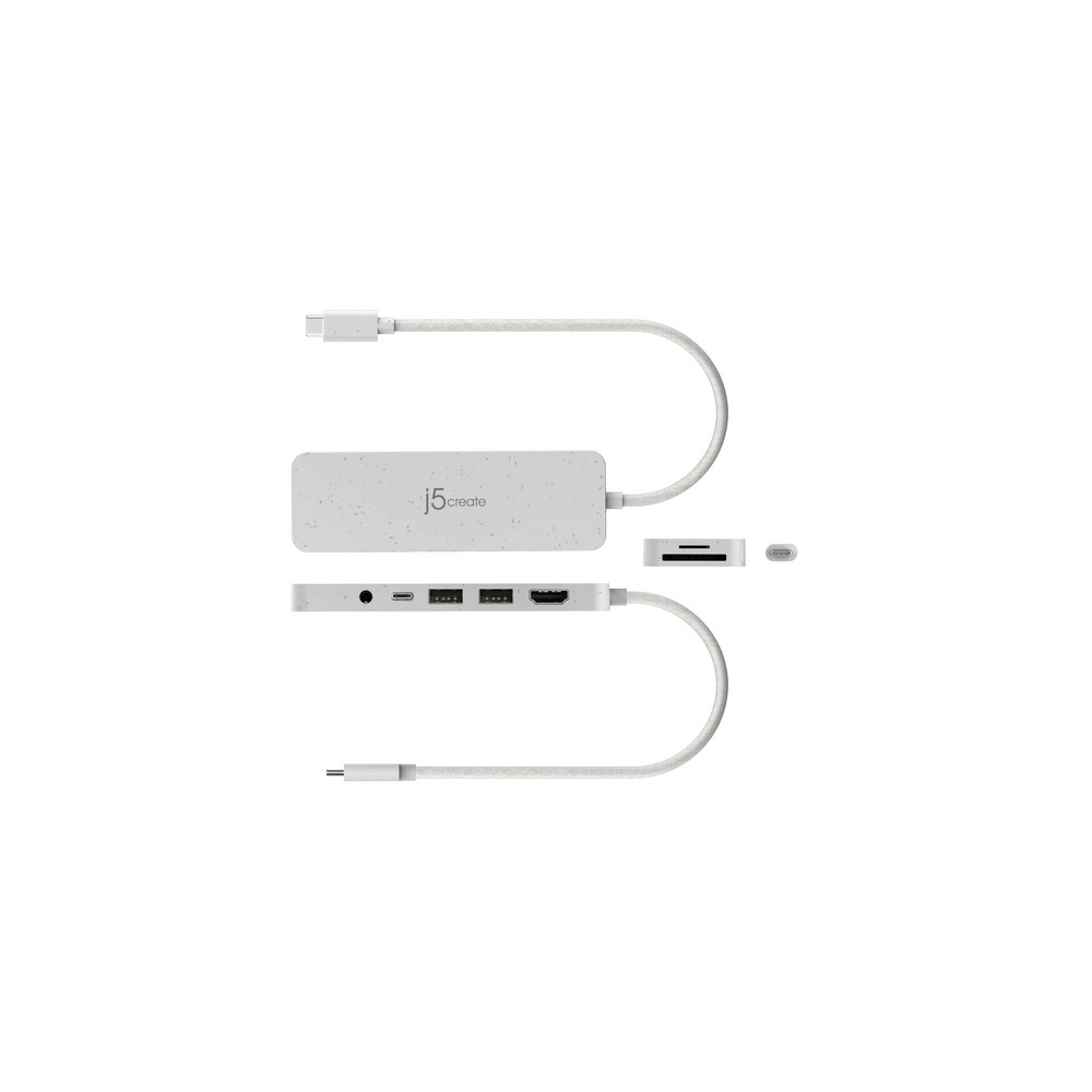 j5create Eco-Friendly USB-C Multi-Port Hub with Power Delivery Offerte esclusive