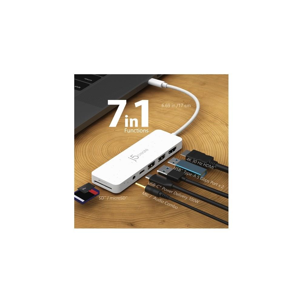 j5create Eco-Friendly USB-C Multi-Port Hub with Power Delivery Offerte esclusive
