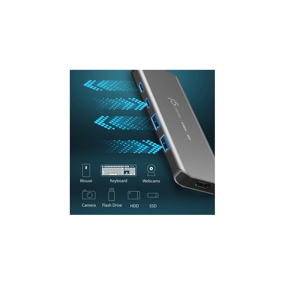 j5create USB4 8K60 Slim Hub Lightning offer