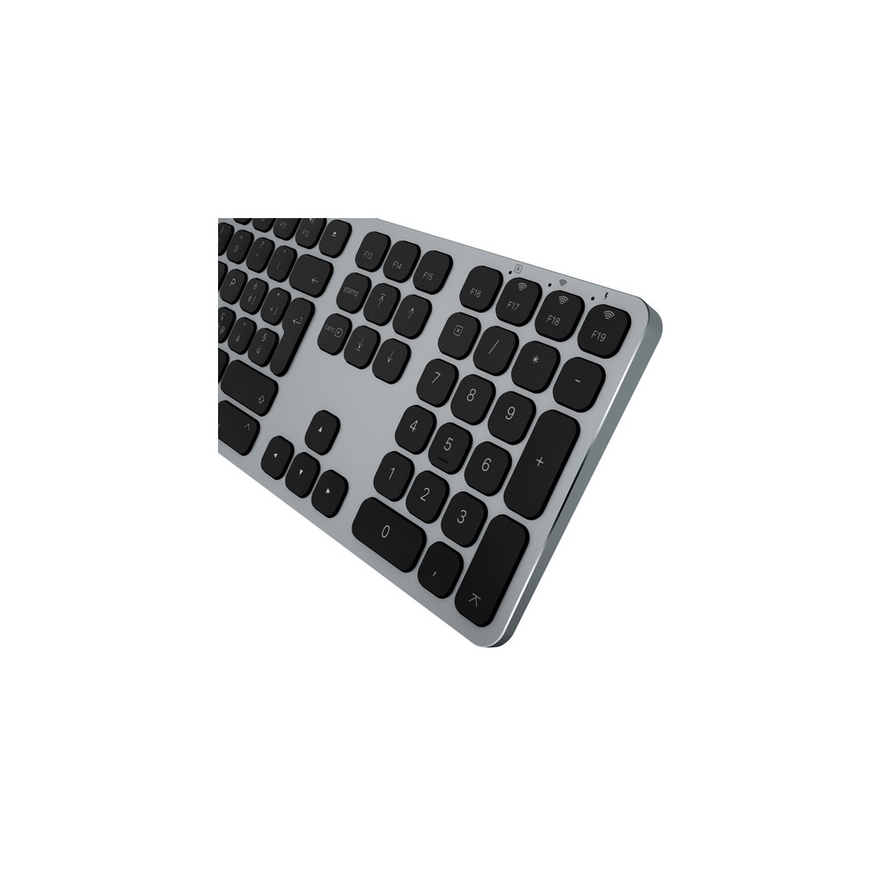 TUNIT Tastiera wireless in alluminio con tastierino numerico - Grigio Siderale ITA Offerte giornaliere