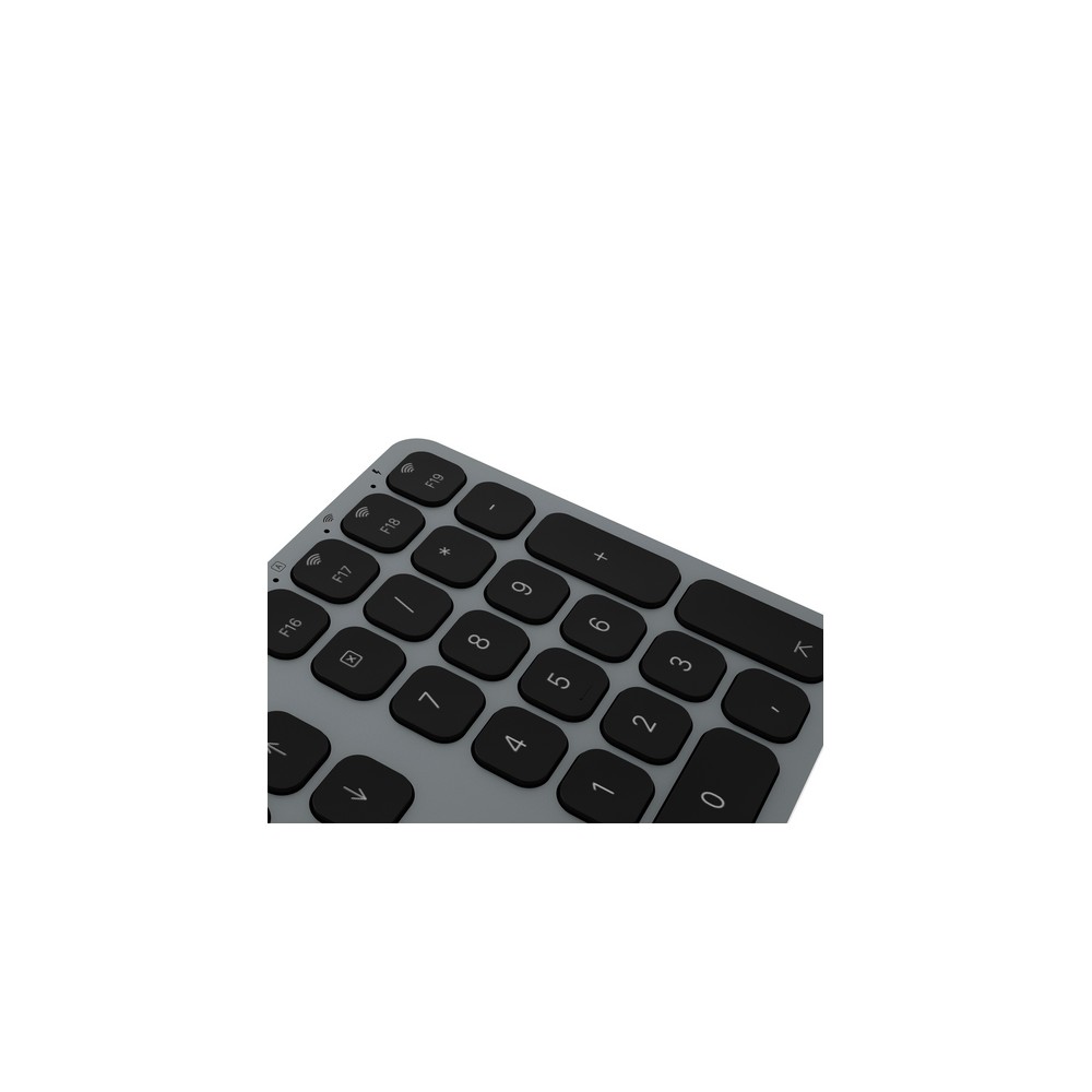 TUNIT Tastiera wireless in alluminio con tastierino numerico - Grigio Siderale ITA Offerte giornaliere